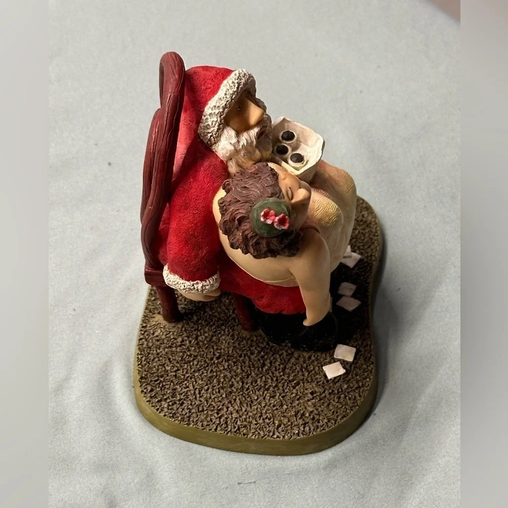 “More Chocolate Please” Santa figure numbered, from the Real People Collection.